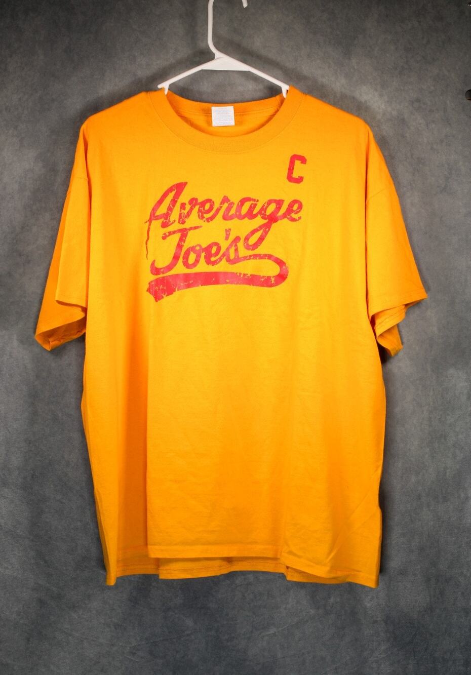 Average Joe's Dodgeball Gym Yellow T-Shirt Men's XL Movie Promo Tee